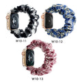 For apple iwatch Watch Band Overseas Striped Plaid Fresh Stretch Single Row Large Cord Apple Band
