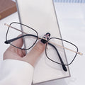 Si Pattern Gold Silk Glasses Men Face-Slimming Metal Fine Frame Photochromic Plano ins Stylish Prescription Glasses Frame