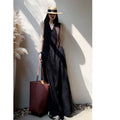 2026 Jacquard Embroidered Long Dress, Plus Size Elegant Loose Fit