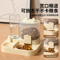 猫咪双碗自动宠物碗喂食器猫咪饮水器猫盆猫狗碗宠物用品源头工厂