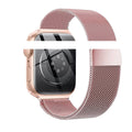 For applewatch Magnetic Beige Lily Steel Band 2E Metal Watch Chain New Smart Capable watch 41 / 45mm