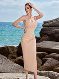 Women's Strapless Slim Fit Sexy Evening Gown Party