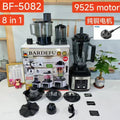 4L 8-in-1 Blender - Stainless Steel, Grind, Juice & Puree