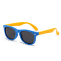 New Import Kids Silicone Leg Men Sunglasses Girls Square Frame Fashionable Polarized Outdoor Sunshade Baby Sunglasses