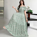 Women's Bohemian Floral Elastic Dress + Skirt + Long Skirt 2026 - 1-1#