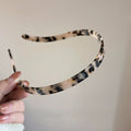 Retro Acetate Headband Women Premium Non-Slip Press Dispatch Face Wash Head Headband Simple Versatile Going Out Hair Accessory
