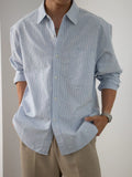 Nengmeng Distressed Oxford Cotton Shirt
