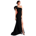 Women's One-Shoulder Slim Fit Slimming Classic Premium Evening Gown