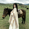 Women's Ethnic Shawl + Cape 2026 - Yellow
