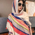 Women's Summer Ethnic Retro Frog Button Sun-Protection Shawl 2026 - As Pictured