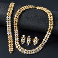 Africa Women Heart Spliced Jewelry Set India Ni Day Profit Asia Middle East Dubai Necklace Bracelet Set Earrings Ring