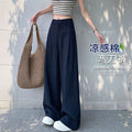 Women's Tencel Linen Curve Leg Wide Pants