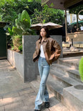 Women's Fall Jacket 2026 | Trendy Jacket - Coffee