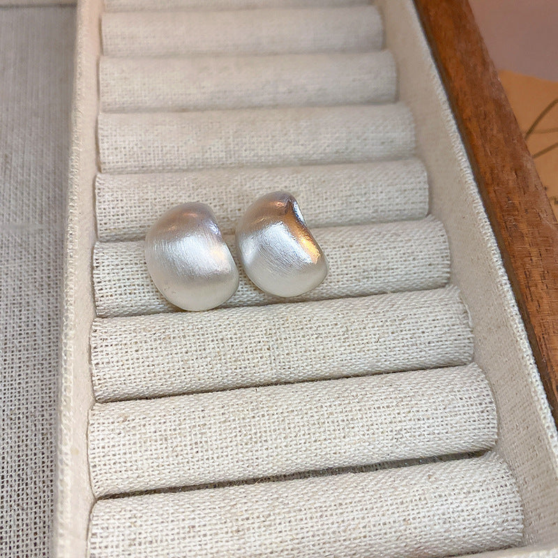 French Enamel Polka Dot Geometric Earrings - view 11