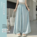 Summer Bohemian Casual Linen Cotton Drapey Lightweight Loose Wide Leg Pants + Pants + Skirt Pants