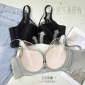 69136薄款睫毛蕾丝聚拢显廋软钢圈调整型内衣女可拆卸美胸带文胸