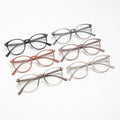 Photochromic Presbyopia Glasses Ultra-Light Style Contrast Bare Face Older Adults Fashionable HD Retro Round Anti-Blue-Light Reading