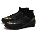 high top breathable outdoor men's football shoes professional adult shoes ag long nails women's brok