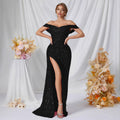 Women's Strapless Mermaid Premium Evening Gown Party