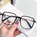 Overseas Photochromic Anti-Blue-Light Glasses Big Frame Stylish Fashionable Slender Sunglasses Can Fit Prescription Photochromic Plano