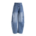 Women's Curve High Waist American Cargo Jeans