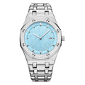 PINTIME / Item Time TikTok Watch Live Bestseller Eight Edge Shape With Screw Silk Wear Jewelry Ring Waterproof Quartz Watch Men