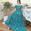 Women's Bohemian Floral Elastic Dress + Skirt + Long Skirt 2026 - 1-1#