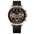 Swiss Brand New Multifunction Mens Watch Silicone Band Fashionable Watch Live Export Bestseller Drop Ship