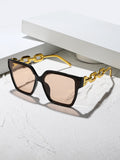 Big Frame Square Sunglasses UV-Proof Trendy New EU/US Import Fashionable Influencer Street Snap Versatile Women Sunglasses
