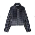 foreign trade women's clothing 2025 autumn european and american style polka dot jacket + polka dot