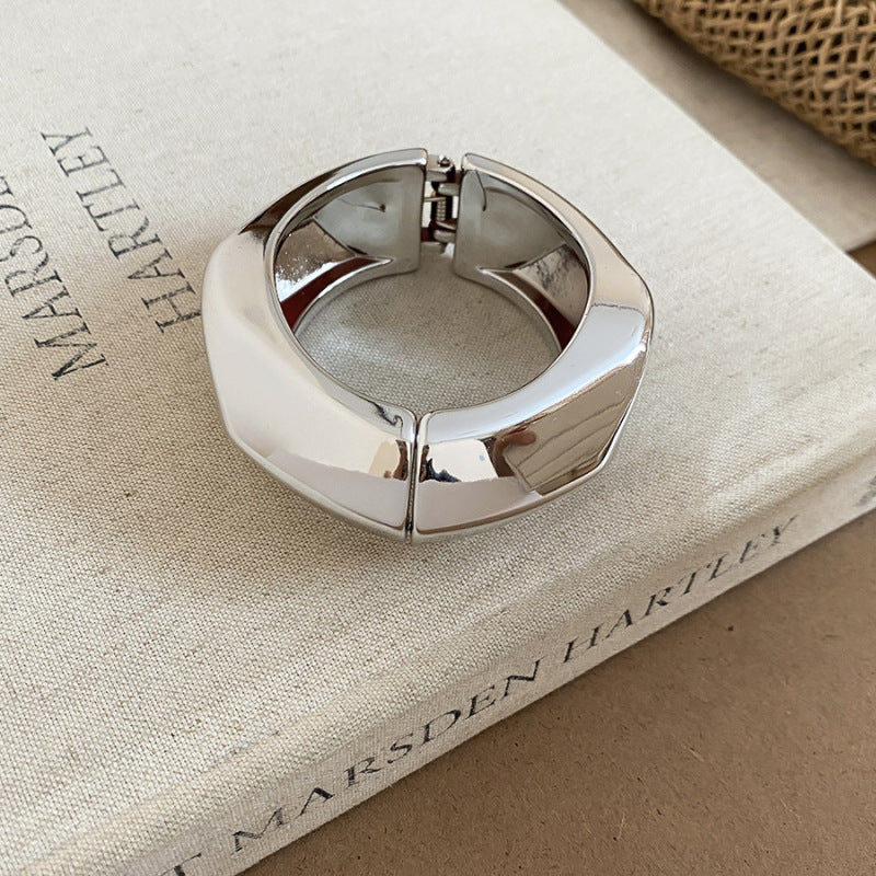 Vintage Enamel Print Acrylic Bangle - view 12