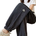 Summer Sporty Casual Plus Size Striped Loose Ankle-Length Pants