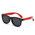 New Import Kids Silicone Leg Men Sunglasses Girls Square Frame Fashionable Polarized Outdoor Sunshade Baby Sunglasses
