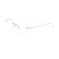 Xu Yan Style of 8978WK Ultra-Light Pure Titanium Rimless Blue-Light Glasses Si Pattern Cool Unisex Frame