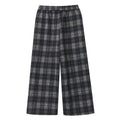 Girls' Striped Shawl Letter Hoodie Plaid Pants Set
