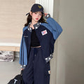 Girls' American Star Contrast Jacket & Cargo Pants Set