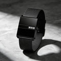 Export Bestseller Square Unisex Watch No Hand Simple Retro Niche Waterproof Watch Factory Drop Ship