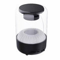 New transparent suspended Bluetooth audio, colorful lighting, smart glass speaker, high quality sound quality, large volume subwoofer