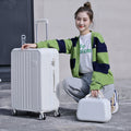 行李箱女学生韩版小清新拉杆箱旅行箱子母密码箱耐用静音轮