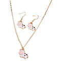 2025 New Western Kids Necklace Stud Set Overseas wish Bestseller Student Cow Accessory Women 6252