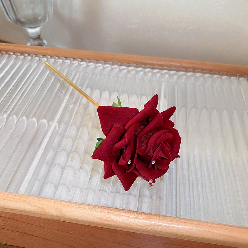 Pearl and Flower Tassel Hair Stick - view 11