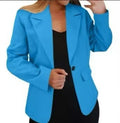 Women's Fall Long Sleeve Blazer + Cardigan 2026 | Layered Cardigan - Black