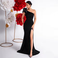 Women's One-Shoulder Slim Fit Slimming Classic Premium Evening Gown