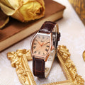 2026 New Women Quartz Watch Vintage Wine Barrel Shape Belt Watch Women Student Simple Watch Women In Stock
