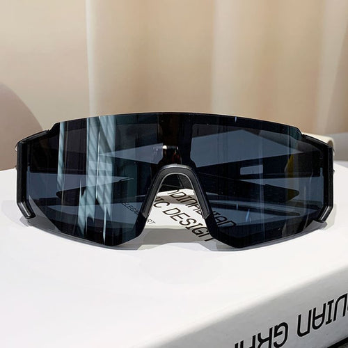Big Frame One-Piece Cycling Sunglasses - UV Proof