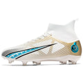 large size high-top football shoes adult long spikes student children's football shoes broken spikes