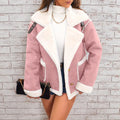 Women's Fall-Winter Fashion Wool Lapel Collar Jacket 2026 | Trendy Jacket - Dark Gray