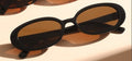 3 Pair Wear Oval Round Women Western Bestseller Influencer Sunglasses Street Snap Classic Retro Hong Kong Style Sunglasses