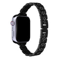 Fits Apple watch Apple Watch Tweed Style 4th Square Metal Rhinestone Apple Band