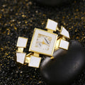 Cross-Border Bestseller Bangle Watch Supply Quilted Shape Premium Women Droplet Oil Bracelet Watch 2025 New